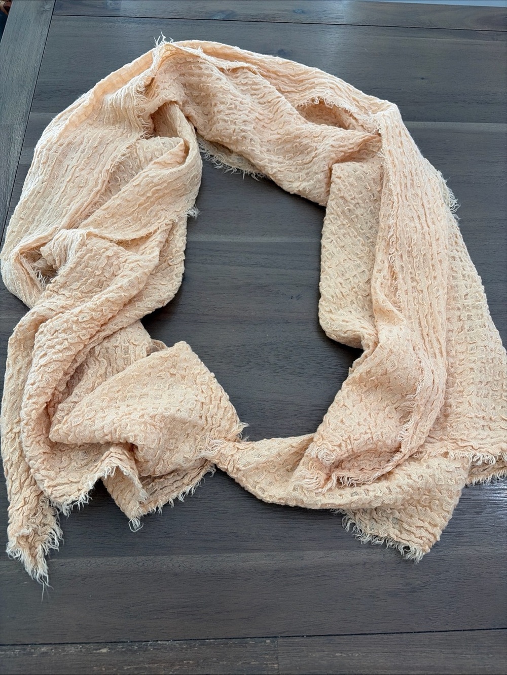 Free people light tan Women's Scarf - Soft Textured Fashion Accessory